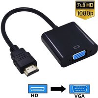 HDMI-compatible to VGA Adapter Cable 1080P HDTV to VGA Cable Digital Analog Converter For PS4 PC Laptop TV Box Projector Display