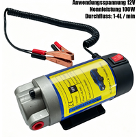 12V Tragbare Ölpumpe, Öldiesel-Extraktionspumpe, Elektrische Absaug- und Transferpumpe, Siphon-Werkzeug für Auto, Motorrad, Boot