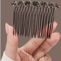 Water Diamond Inverted Comb No Trace Hairpins Bangs Simple Hair Clips Women Girls Back Of Head Hair Accessories