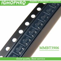 100pcs MMBT3906LT1G MMBT3906 2N3906 3906 SOT23-3 0.2A/40V PNP new original