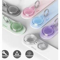 IPX8 Waterproof For Apple Airtags Case With Keychain AirTag Case Luggage Dog Collar Key For Airtag Transparent Protective Case