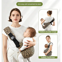 Baby Sling Carrier Newborn to Toddler,Ergonomic Sling Carrier with Adjustable Strap,Lightweight,Portable,Breathable,Soft Padding