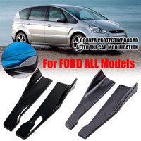 Universal Car Front Rear Bumper Strip Lip Spoiler Diffuser Splitter Scratch Protector 48CM Length For Audi BMW HONDA For NISSAN