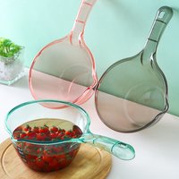 1PC Thickened Anti-Fall Water Ladle Transparent Plastic Water Scoop Bath Water Spoon Long Handle Water Dipper Home Kitchen Tools