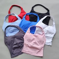 Halter Yoga Vest, Shockproof Running Sports, High-Strength Sports Underwear, Fitness, Pilates Suspender, Beautiful Back