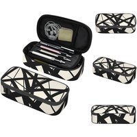 EVH Authentic Stripes Van Halen (eggshell) Pencil Case for Boys Girls Gifts Pen Box Pencil Bag Stationery Pen Holder Bag