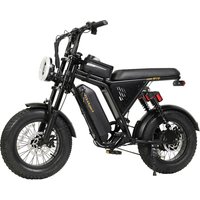Elektrisches Mountainbike für Erwachsene, 16" Fatbike mit Vollfederung, 48V 15Ah Batterie, 80 km maximale Reichweite, 25 km/h EU-Standard Offroad-E-Bike