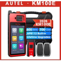 Autel MaxiIM KM100E Key Fob Programming Immobilizer Tool 2PCS Autel IKEY for 60s Key Generation OBD IMMO Key Learning on 99% Car
