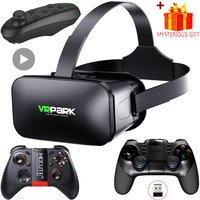Okulary VR 3D Wirtualna Rzeczywistość Zestaw Słuchawkowy Hełm Do Telefonu Soczewki Gogle Urządzenia Viar Smart Smartfony Komórkowe Oglądacz Gier Mobilny Zestaw