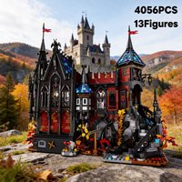 Transylvania Adventure Castle 910049 Building Blocks Street View Model Assembly Building Blocks Toys Birthday Christmas Gifts