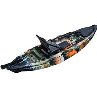 2.9M Fishing Kayak Plastic LLDPE Rotomolded Rowing Canoe Fishing Kayak with Water Sports Fish Finder