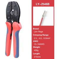 Lion Rage Solar Crimper Crimping Tool LY-2546B Pliers MC2.5/4/6mm² 14-10AWG PV Connector Cable Pressing 9 Inch Pliers Ratchet