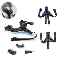 Motorcycle Helmet Camera Mount for GoPro 13 12 11 10 9 8 Insta360 X5 X4 X3 DJI Osmo 360 Action 6 5 4 3 Phone Bracket Accessories