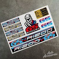 PVC Reflective Motorcycle Stickers For BMW Motorrad GS 40 YEARS GS R1200 GS R1250 GS S1000XR F900R Waterproof Decals Accessories