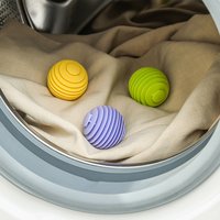 3Pcs Laundry Ball Anti-Tangle Artifact Household Washing Machine Washing and Care Brush Clothing Decontamination Cleaning Ball Artifact Laundry Supplies to Prevent Clothing Knotting