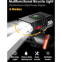 AliExpress TouCloud 2T6 LED Bicycle Light, Aluminum Alloy, Waterproof Headlight, 120 LM mountain Bike Light, cycling safety MTB, accessory taillight