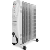 Aigostar 2300W Ölradiator energiesparend Heizkörper mit 11 Rippen, Radiatoren Elektrisch Heizung mit Thermostat, 3 Heizstufen, Elektroheizung Mobiler