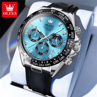 OLEVS 2875 Luxury Men Watch Quartz Man Watches Waterproof Luminous Top Brand Watch for Men Date Chronograph Sport Wristwatch image 4