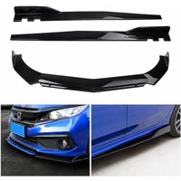 For Vauxhall Corsa Front Bumper Lip Spoiler plus 46inch Side Skirts | Splitter Skirt Diffuser Protection Guard Covers
