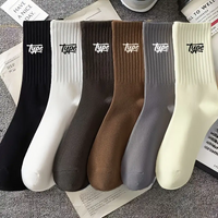 6Pack Men's Fashion Crew Socks, Breathable Polyester, Anti-Odor, Moisture-Wicking, Comfortable Knit with Ribbed Cuffs