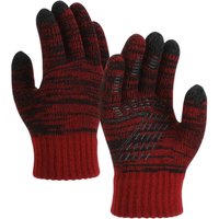 AliExpress NONE Knitted Cycling Five Finger Gloves Outdoor Velvet Thickened Warm Gloves Winter Men'S And Women'S Gloves Cold Resistant Gloves