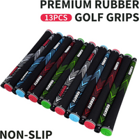 10/13Pcs Golf Colored Grip Heads - Standard Size - Multiple Colors Available - Features a Non-Slip, Durable, and Easy-To-Remove Performance Grip Design, Perfect for Golf Enthusiasts.
