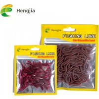Simulated Earthworm Fishing Lure4cm8cmBionic Fishing Fake Fish Soft Bait Hot Selling Fake Bait Lure Bait Red Worm Companion
