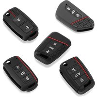 Car Key Case Cover Shell Fob For Volkswagen VW Polo Golf Passat Tiguan Beetle Caddy T5 Up Eos Skoda Octavia Seat Leon Altea