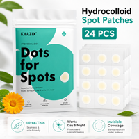 24pcs Hydrocolloid Acne Pimple Patch, Hydrocolloid Spot Stickers, Covering Zits and Defect