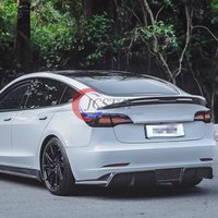 For 2017 18 19 20 21 22 2023 Tesla Model 3 Car Rear Trunk Lid Lip BodyKit Spoiler Wings Tuning Exterior Accessories