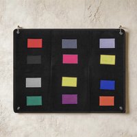 Tactical Patch Display, Patch Hanging Wall, Funny Board Foldable Patch Holder for Hook and Loop