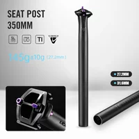 AliExpress Lexon LEXON Ultralight 145g/155g Bicycle Seatpost 27.2/31.6mm Carbon MTB/Gravel/Road Bike Seating Tube 350mm Length Seatpost