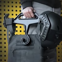 Robuster taktischer Ausrüstungsständer – Mantelhalter aus strapazierfähigem Kunststoff im taktischen Stil für Westen und Neoprenanzüge mit mehreren Haken