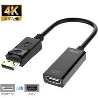 HD 4K Display Port to HDMI-compatible Adapter Cable Converter Male DP to Female HDTV Video Audio For TV PC Projector Accessories