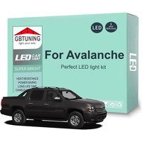 Car Light Bulb Kit For Chevrolet Chevy Avalanche 2002-2010 2011 2012 2013 Vehicle Interior LED Dome Reading Trunk Lamp Canbus