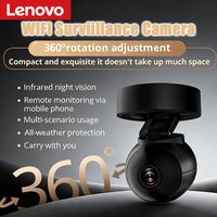 Lenovo 1080P HD Wireless Security Camera Home WiFi Bluetooth Infrared Night Vision Remote Real Time View Indoor Surveillance Cam