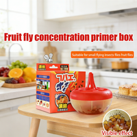 Powerful Fruit Fly Elimination Kit Reusable & Non-Toxic Trap Comes with Attractant Long-Lasting Solution for Indoor Fly Problems