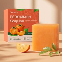 Persimmon Soap Bar for Body Odor Removal, Handmade Persimmon Green Tea Soap for Face and Body Wash Gentle Deodorant Bar
