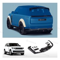 Zhous Design Auto Body Kit Carbon Fiber Rear Bumper Lip for Landrover New Range Rover Vogue L460 Accessaries