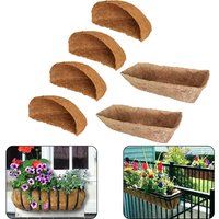 1PCS Round Hanging Basket Coconut Mat Coco Liner Coconut Fiber Replacement Flower Basket For Home Gardening Wedding Decor