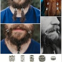 Hair Beard Beads, Dreadlocks Accessories, Hair Beads For Braids, Big Hole Bead Charms For Jewelry Making, DIY Hair Decoration