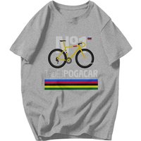 AliExpress laoyaoyifu 2026 Tadej Pogacar Cycling Pogi Team Tour De France Pops Y2K Graphic Tees Unisex Clothes Men T Shirts