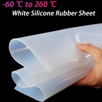 1Pcs 50x50x0.5mm ~ 1000x1000x1.5mm Translucent Food Grade Silicone Rubber Sheet High Temp Resistance Silica Gel Plate