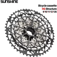SUNSHINE Ultralekka Kaseta Rowerowa Wolnobieg Stal Węglowa 9/10/11/12/13 Prędkości Struktura HG Zębatka do Roweru Górskiego