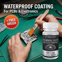 60ml Conformal Coating for Electronics, Clear PCB Circuit Board Protection Varnish, Waterproof Insulation Sealant ZORILYNX