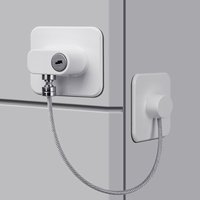 Serrure de Sécurité pour Bébé et Enfant, Câble de Sécurité pour Ouverture de Fenêtre et Réfrigérateur, Protection de Porte