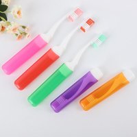 Super Soft Bristle Folding Toothbrush Travel Essential Portable Set 5 10pcs for Business Travel
