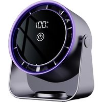 2025 New Desktop USB Air Circulation Fan High-Speed 100-Speed Plastic Fan For Office & Student 2000mAh Battery Capacity