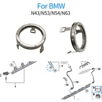 Car Engine Fuel Injector Sealing Ring Fuel Injector Retaining Bracket Snap Decoupling Elements for BMW N43 N54 N63 13537564751