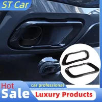 For BMW X5 G05 X6 G06 X7 G07 2019-2021 (M Sports Version) Stainless Steel Car Tail Muffler Exhaust Pipe Output Cover Trim